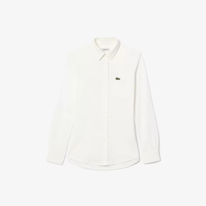 Slim Fit Piqué Pocket Accent Shirt