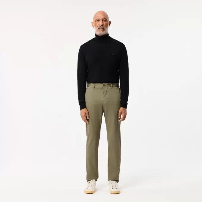 Slim Fit Stretch Cotton Pants