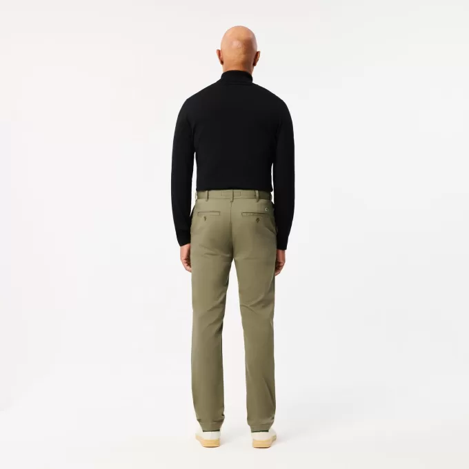 Slim Fit Stretch Cotton Pants