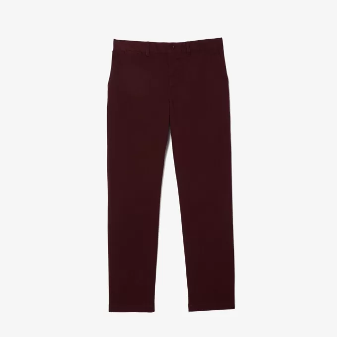 Slim Fit Stretch Cotton Pants