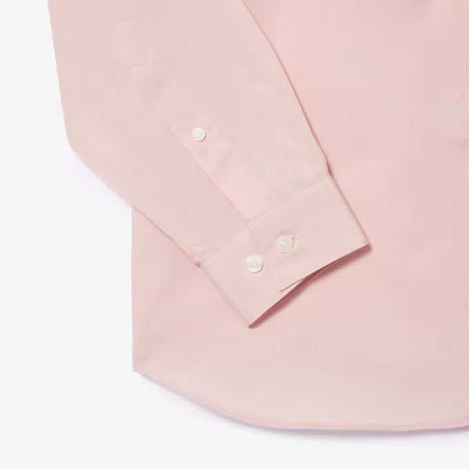 Slim Fit Stretch Cotton Poplin Shirt