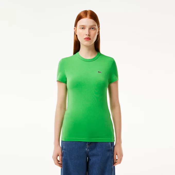 Slim Fit Stretch Cotton T-shirt