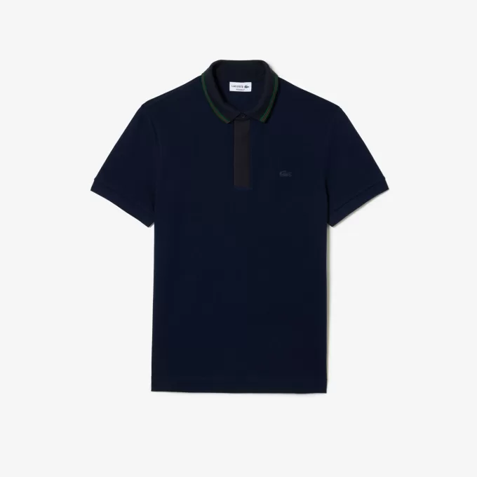 Smart Paris Regular Fit Contrast Neck Polo Shirt