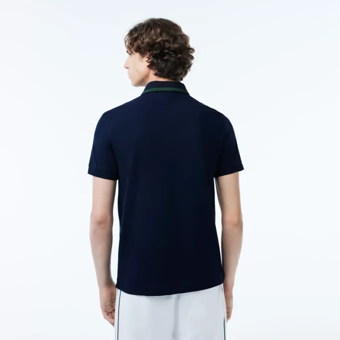 Smart Paris Regular Fit Contrast Neck Polo Shirt