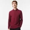Smart Paris long sleeve stretch cotton Polo Shirt