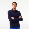 Smart Paris long sleeve stretch cotton Polo Shirt