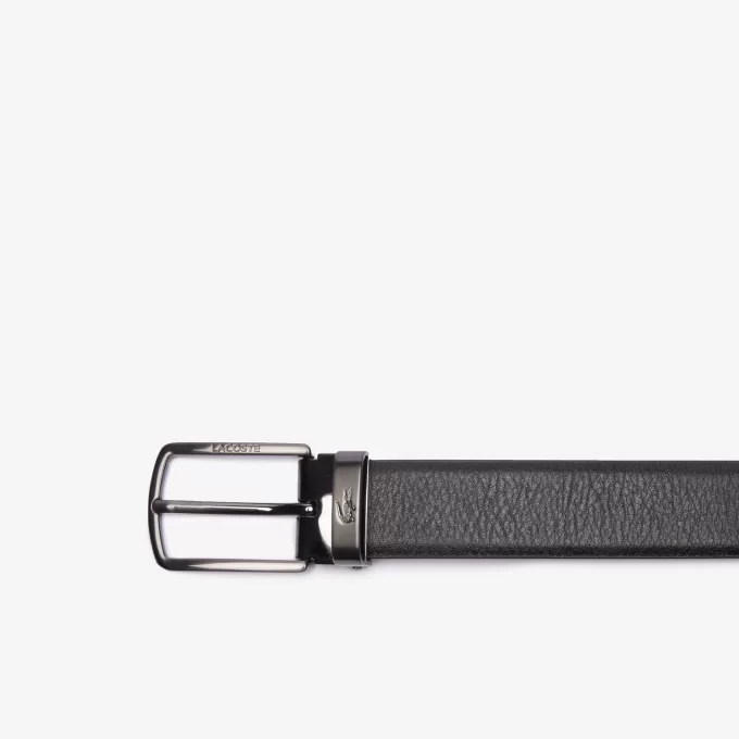 Smooth Leather Belt & 2 Buckle Gift Set