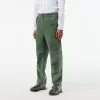 Straight Fit Cotton Cargo Pants