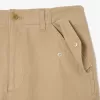 Straight Fit Cotton Cargo Pants