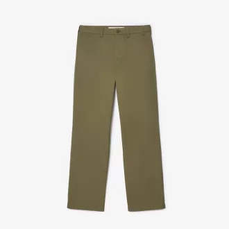 Straight Fit Cotton Twill Pants Straight Fit Cotton Twill Pants