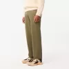 Straight Fit Cotton Twill Pants