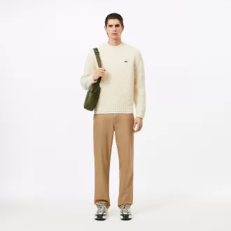 Straight Fit Cotton Twill Pants Straight Fit Cotton Twill Pants