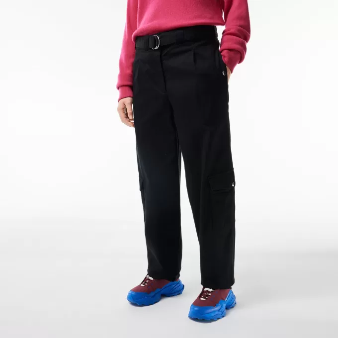 Stretch Cotton Gabardine Cargo Pants