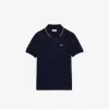 Stripe Collar Petit Piqué Polo Shirt