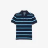 Striped Piqué Polo Shirt