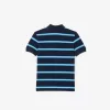 Striped Piqué Polo Shirt