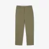 Tapered Leg Cotton Pants