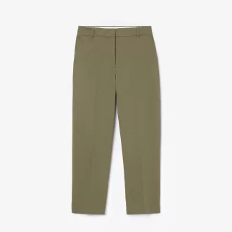 Tapered Leg Cotton Pants