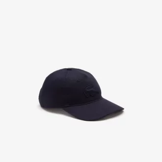 Twill Quilted Croc Badge Cap