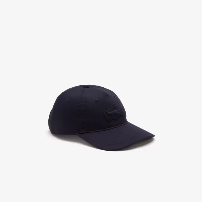 Twill Quilted Croc Badge Cap