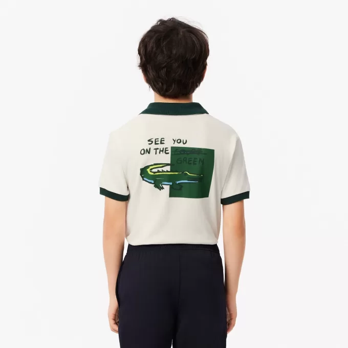 UV Protect Printed Golf Polo Shirt