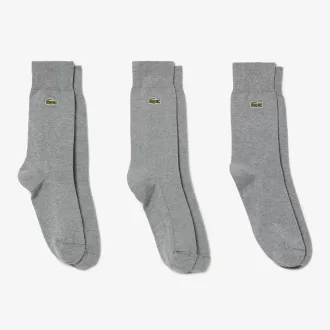 Unisex High-Cut Cotton Piqu?? Socks Three-Pack