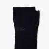 Unisex High-Cut Ribbed Cotton Socks Two-Pack