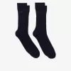 Unisex High-Cut Ribbed Cotton Socks Two-Pack