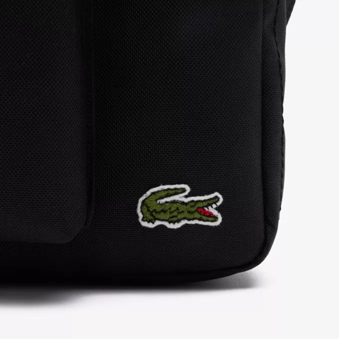 Unisex Lacoste Adjustable Shoulder Zip Camera Bag