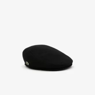 Unisex Lacoste Wool Felt Blend Beret