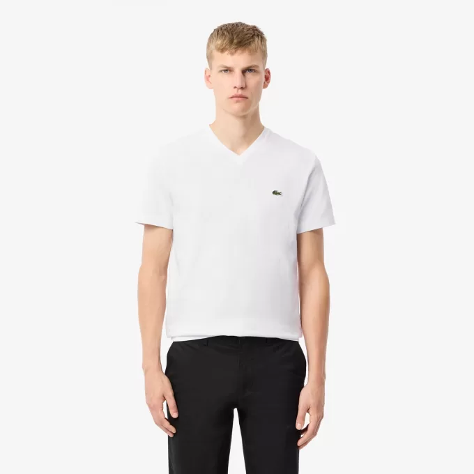 V Neck Cotton T-shirt