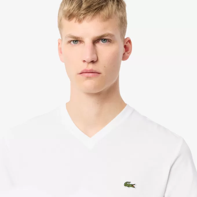 V Neck Cotton T-shirt