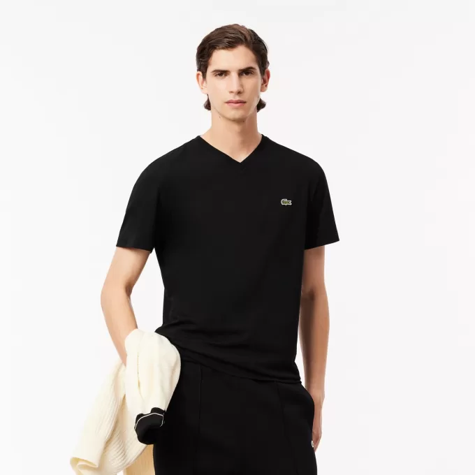 V Neck Cotton T-shirt