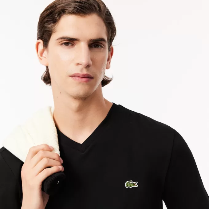 V Neck Cotton T-shirt