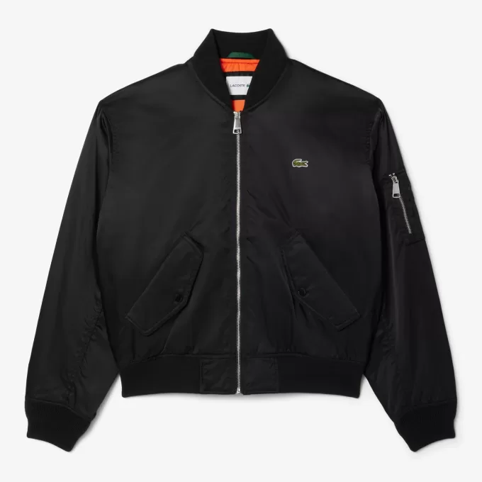 Water-Repellent Padded Bomber Jacket