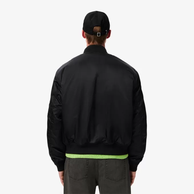 Water-Repellent Padded Bomber Jacket