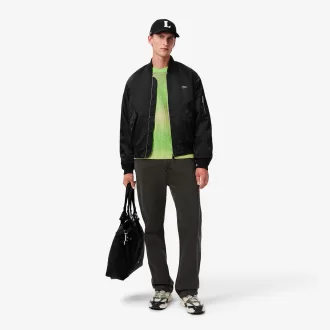 Water-Repellent Padded Bomber Jacket