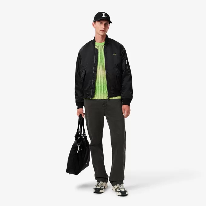 Water-Repellent Padded Bomber Jacket