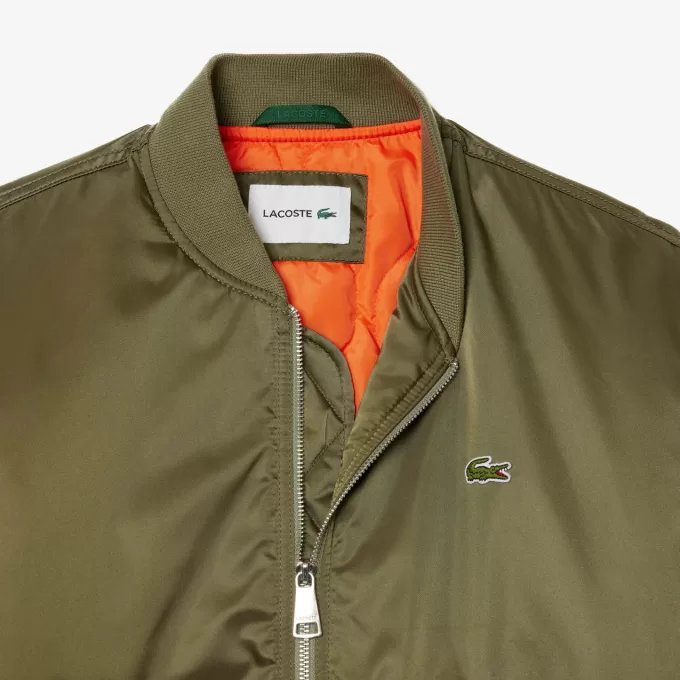 Water-Repellent Padded Bomber Jacket