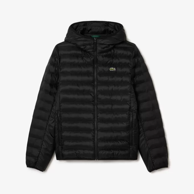 Water Repellent Quilted Hooded Puffed Jacket Water Repellent Quilted Hooded Puffed Jacket