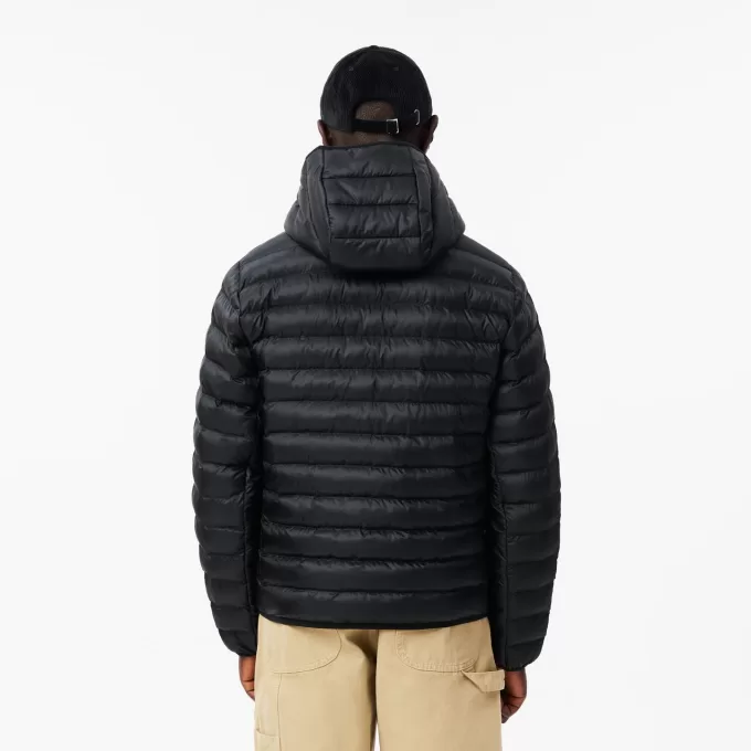 Water Repellent Quilted Hooded Puffed Jacket Water Repellent Quilted Hooded Puffed Jacket