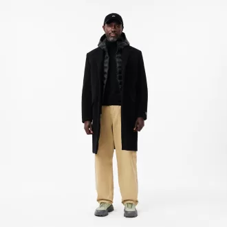 Water Repellent Quilted Hooded Puffed Jacket