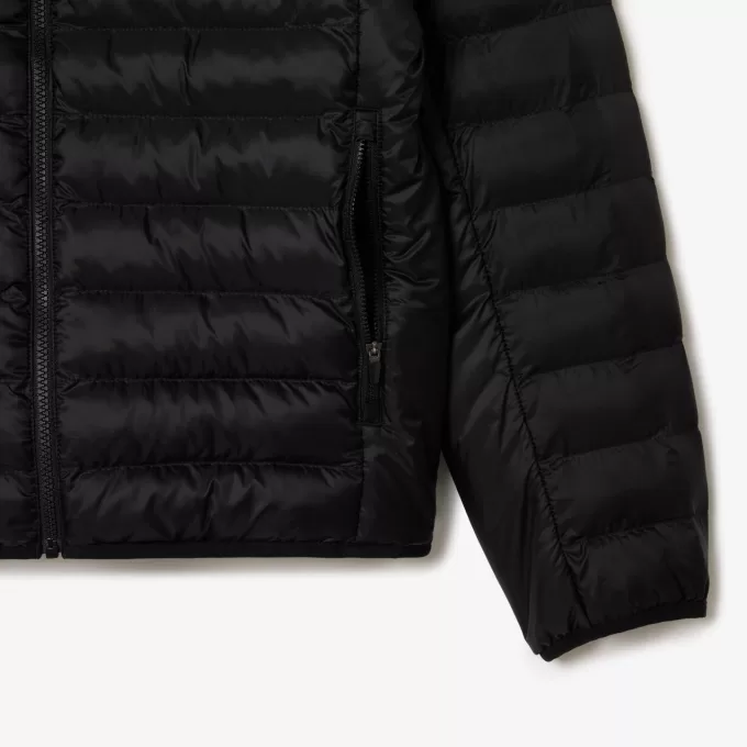 Water Repellent Quilted Hooded Puffed Jacket Water Repellent Quilted Hooded Puffed Jacket