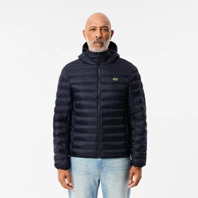 Water Repellent Quilted Hooded Puffed Jacket Water Repellent Quilted Hooded Puffed Jacket
