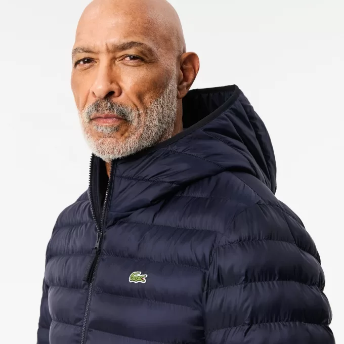 Water Repellent Quilted Hooded Puffed Jacket Water Repellent Quilted Hooded Puffed Jacket