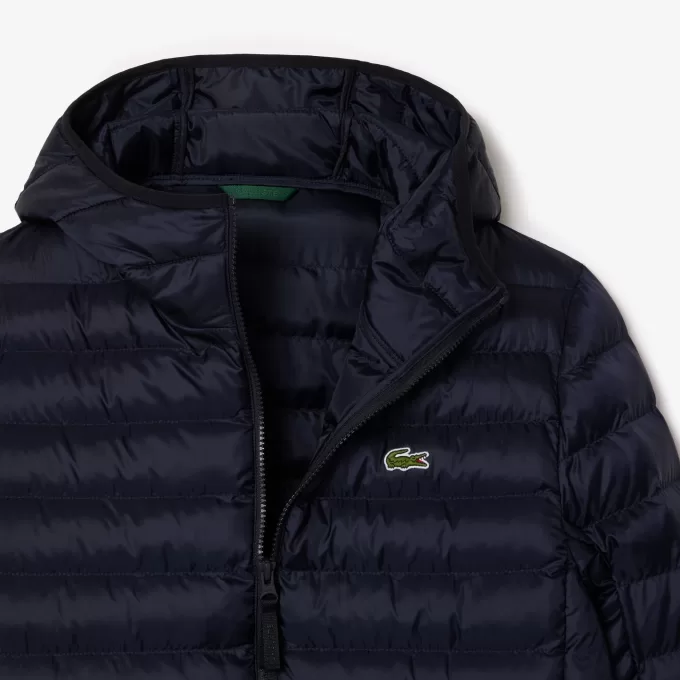 Water Repellent Quilted Hooded Puffed Jacket Water Repellent Quilted Hooded Puffed Jacket