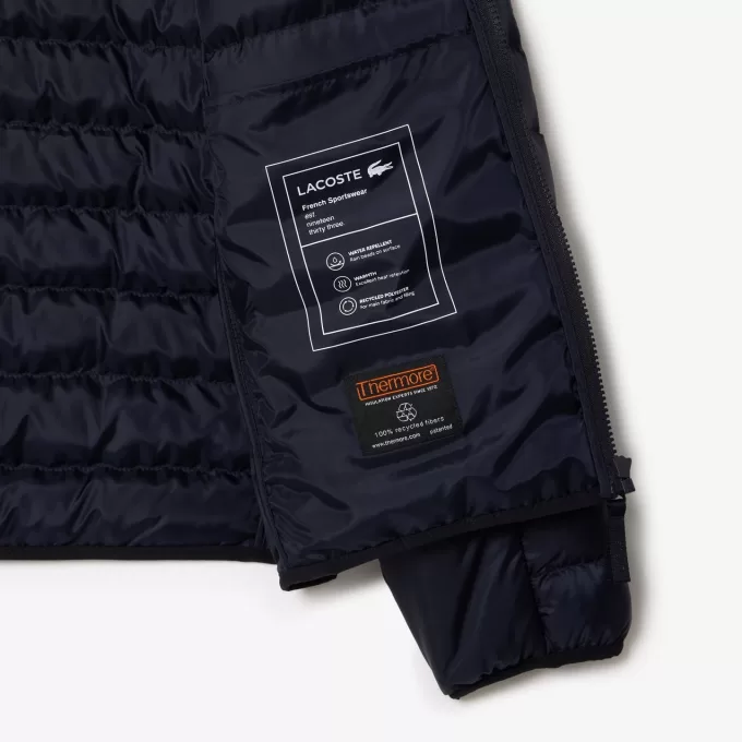 Water Repellent Quilted Hooded Puffed Jacket Water Repellent Quilted Hooded Puffed Jacket