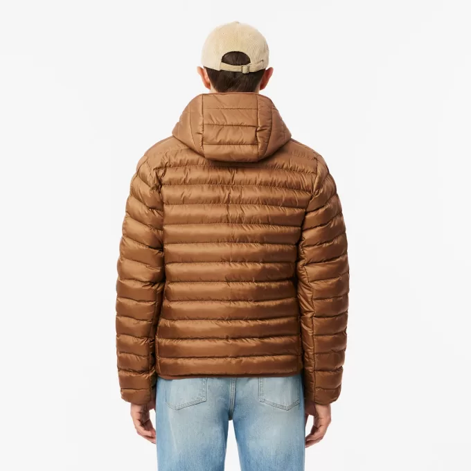 Water Repellent Quilted Hooded Puffed Jacket Water Repellent Quilted Hooded Puffed Jacket