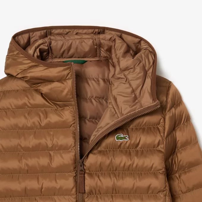 Water Repellent Quilted Hooded Puffed Jacket Water Repellent Quilted Hooded Puffed Jacket