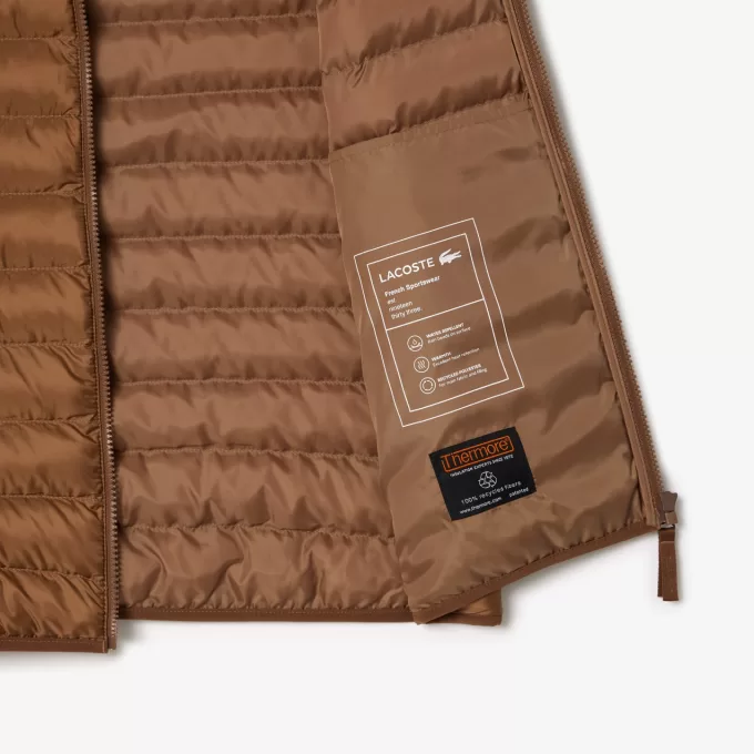 Water Repellent Quilted Hooded Puffed Jacket Water Repellent Quilted Hooded Puffed Jacket